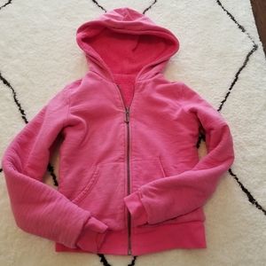Juicy Couture Reversible Pink Hoodie Terry Jacket XS